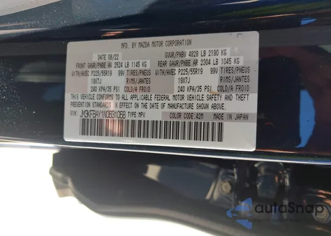 2022 Mazda Cx-5 2.5 Turbo z USA, uszkodzony, nr VIN JM3KFBAY1N0631068